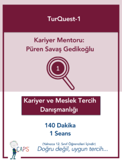 TurQuest-1 Kariyer ve Meslek Tercih Danışmanlığı-Püren Savaş Gedikoğlu
